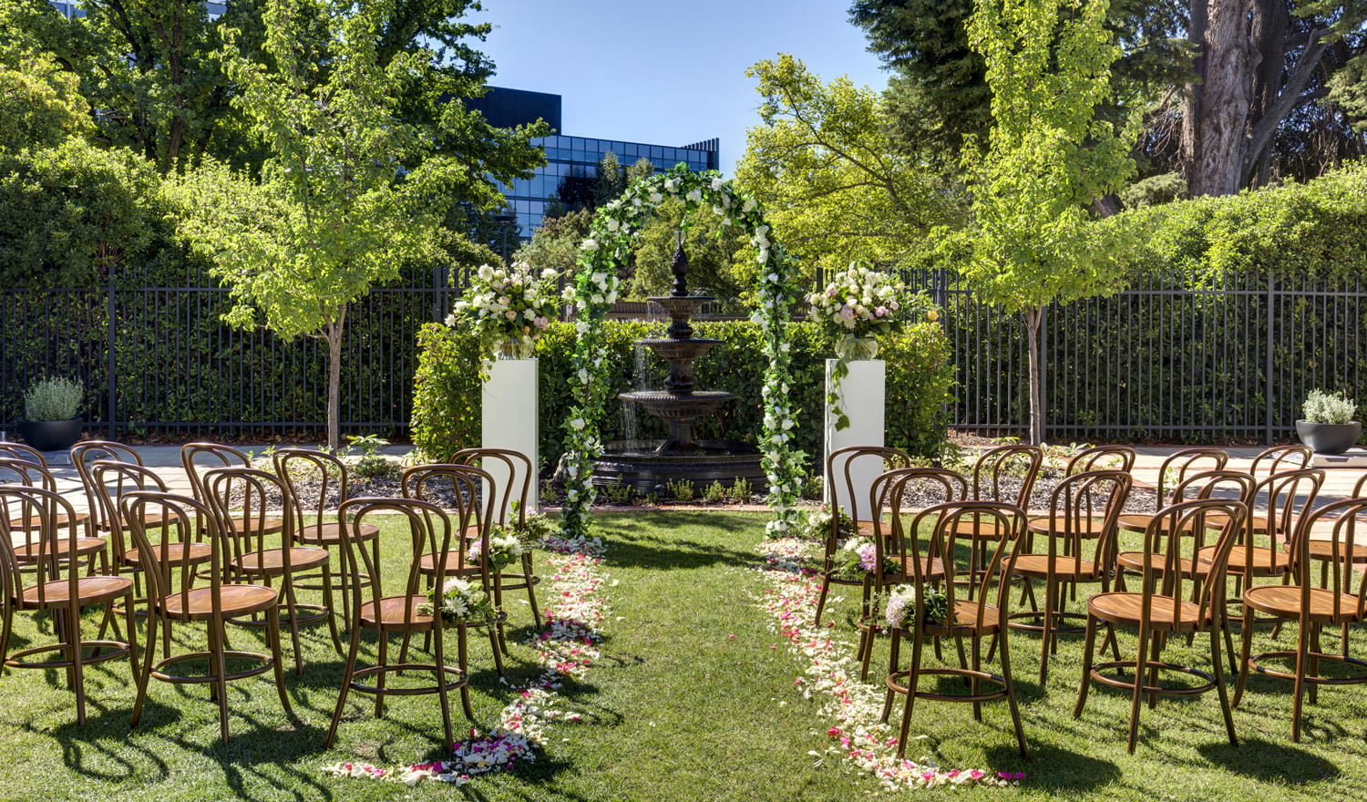 hotel kurrajong canberra wedding packages outdoor venue